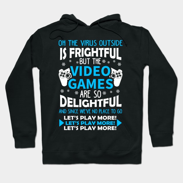 Video Games Ugly Christmas Sweater Hoodie by KsuAnn